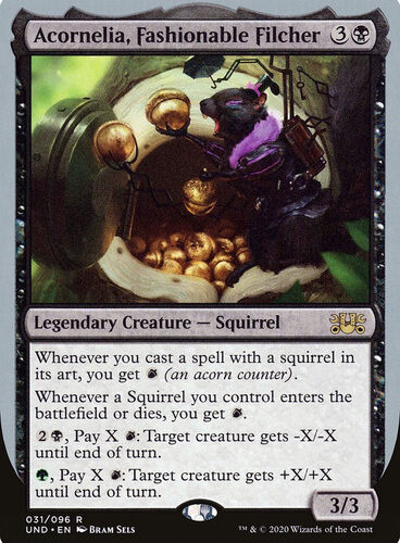 Acornelia, Fashionable Filcher Unsanctioned