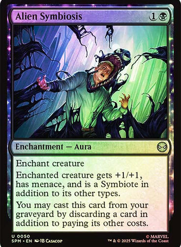 Alien Symbiosis Marvel's Spider-Man foil