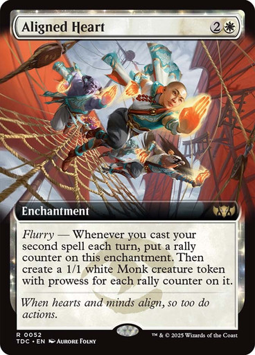AlignedHeart052__31300 Aligned Heart (Extended Art) Tarkir: Dragonstorm Commander