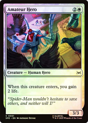 Amateur Hero Marvel's Spider-Man Eternal foil