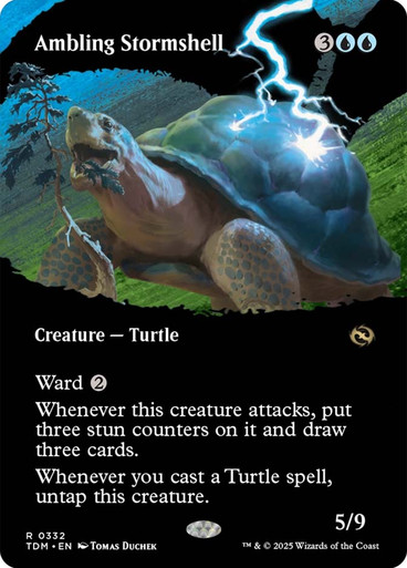 Ambling Stormshell (Borderless) Tarkir: Dragonstorm