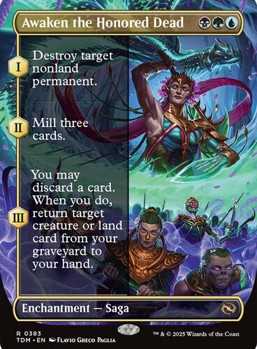 Awaken the Honored Dead (Borderless) Tarkir: Dragonstorm