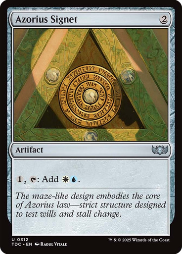 Azorius Signet Tarkir: Dragonstorm Commander