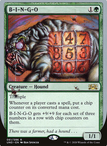 B-I-N-G-O Unsanctioned