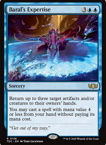 Baral's Expertise Tarkir: Dragonstorm Commander