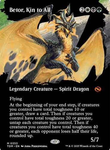 BetorKinToAll353__11051 Betor, Kin to All (#353) (Borderless) Tarkir: Dragonstorm