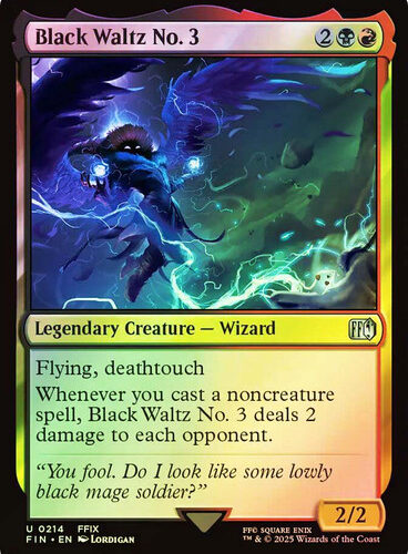 Black Waltz No. 3 FINAL FANTASY foil