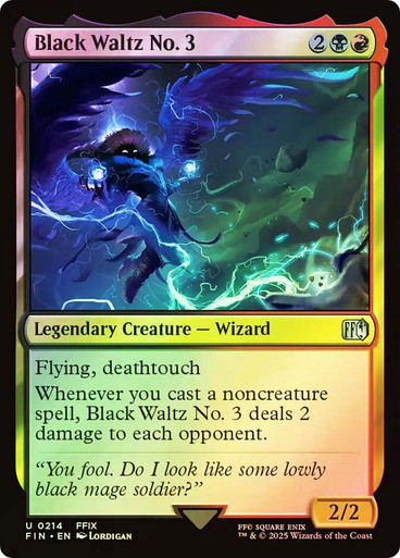 BlackWaltzNo3__77409 Black Waltz No. 3 FINAL FANTASY foil