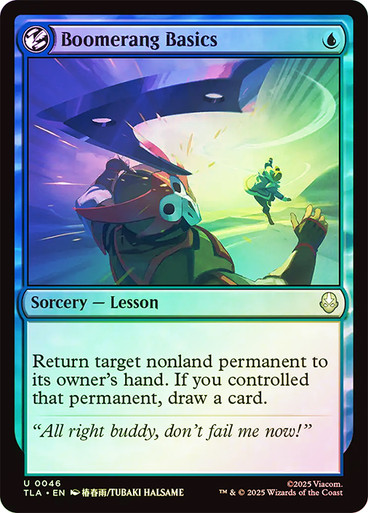 Boomerang Basics Avatar: The Last Airbender foil