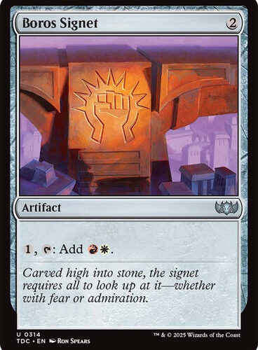 BorosSignet__34198 Boros Signet Tarkir: Dragonstorm Commander