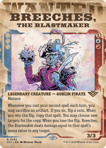 Breeches, the Blastmaker (Showcase) Outlaws of Thunder Junction