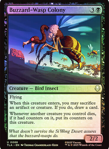 Buzzard-Wasp Colony Avatar: The Last Airbender foil