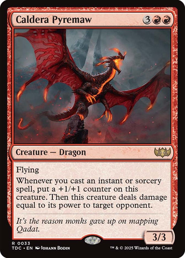 CalderaPyremaw__82938 Caldera Pyremaw Tarkir: Dragonstorm Commander