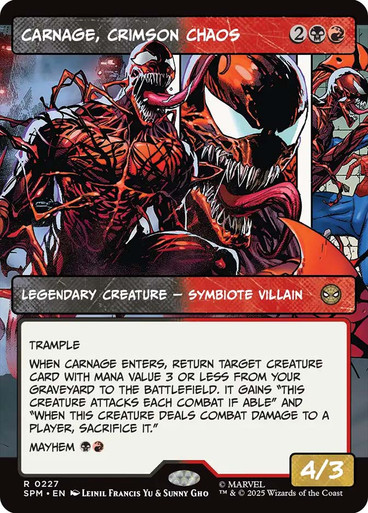 Carnage, Crimson Chaos (Showcase) Marvel's Spider-Man