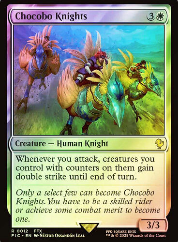ChocoboKnights__84945 Chocobo Knights FINAL FANTASY Commander Surge Foil