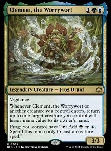 Clement, the Worrywort Bloomburrow