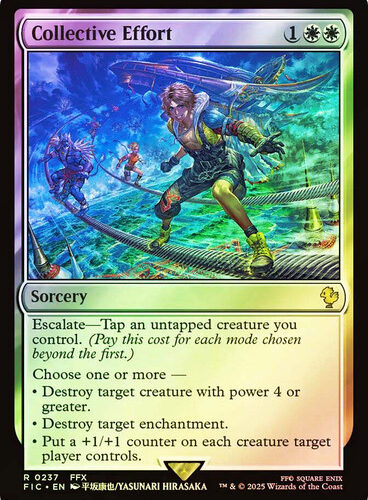Collective Effort FINAL FANTASY Commander Surge Foil