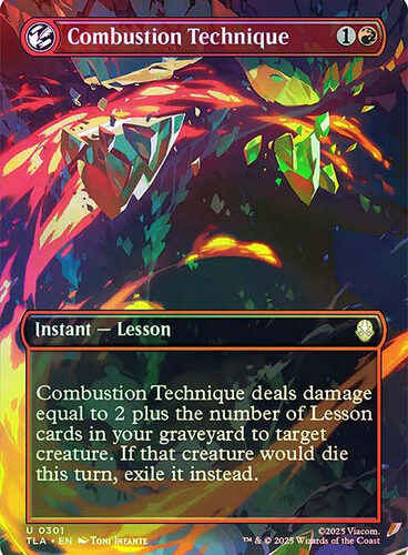 Combustion Technique (Borderless) Avatar: The Last Airbender