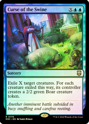 Curse of the Swine Modern Horizons 3 Commander Ripple Foil