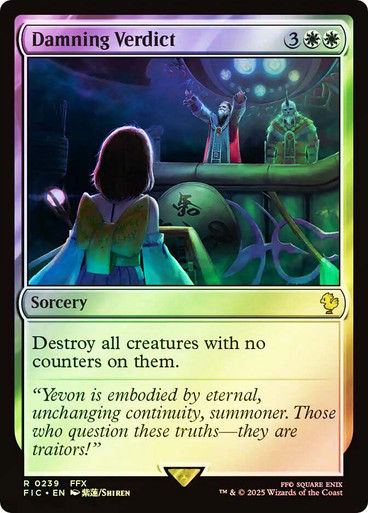 DamningVerdict__30361 Damning Verdict FINAL FANTASY Commander