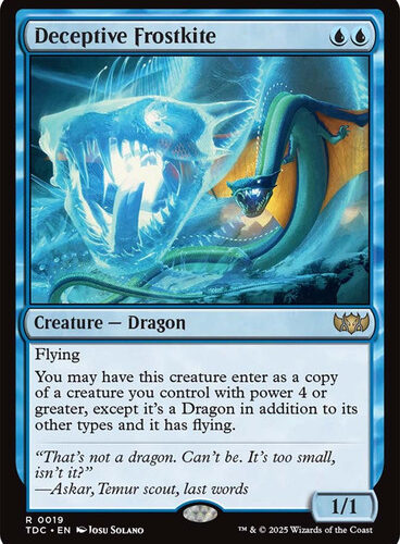 Deceptive Frostkite Tarkir: Dragonstorm Commander