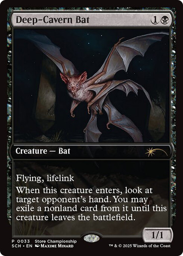 Deep-Cavern Bat (Store Championship) (Full Art) Promo