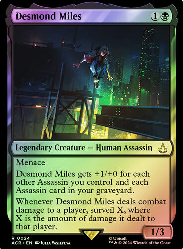 DesmondMiles__31582 Desmond Miles Assassin's Creed foil