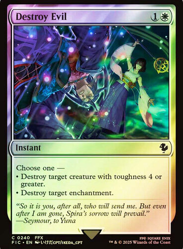 Destroy Evil FINAL FANTASY Commander Surge Foil