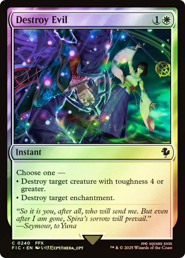 Destroy Evil FINAL FANTASY Commander Surge Foil