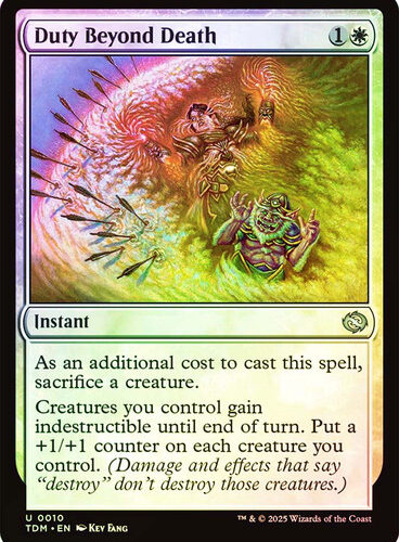 DutyBeyondDeath__97874 Duty Beyond Death Tarkir: Dragonstorm foil