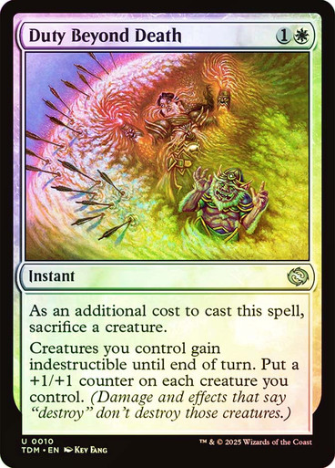 Duty Beyond Death Tarkir: Dragonstorm foil
