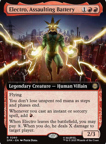 Electro, Assaulting Battery (Extended Art) Marvel's Spider-Man