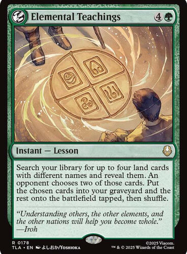 Elemental Teachings Avatar: The Last Airbender