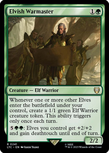 Elvish Warmaster The Lord of the Rings Commander