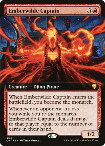 EmberwildeCaptain__48044 Emberwilde Captain (Extended Art) Commander Legends