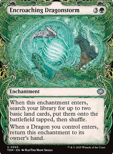 EncroachingDragonstorm305__10348 Encroaching Dragonstorm (Showcase) Tarkir: Dragonstorm