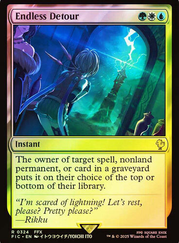 EndlessDetour__26837 Endless Detour FINAL FANTASY Commander Surge Foil