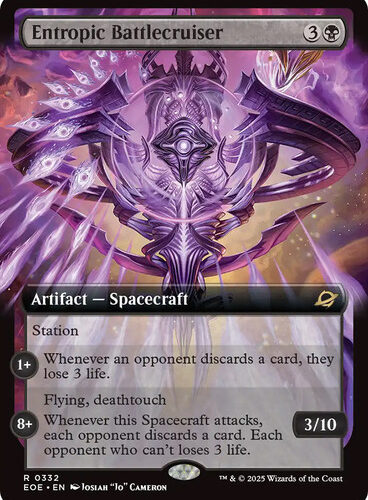 EntropicBattlecruiser332__31444 Entropic Battlecruiser (Extended Art) Edge of Eternities