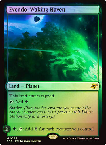 Evendo, Waking Haven Edge of Eternities foil