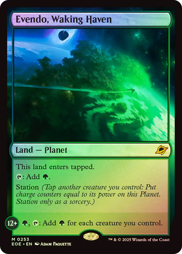 Evendo, Waking Haven Edge of Eternities foil