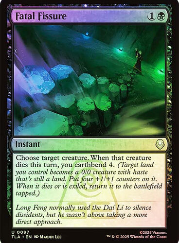 FatalFissure__99745 Fatal Fissure Avatar: The Last Airbender foil