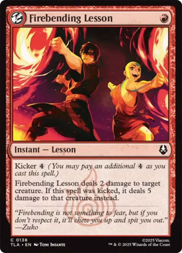 Firebending Lesson Avatar: The Last Airbender