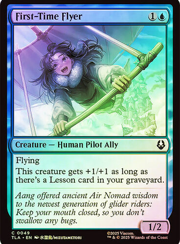 First-Time Flyer Avatar: The Last Airbender foil