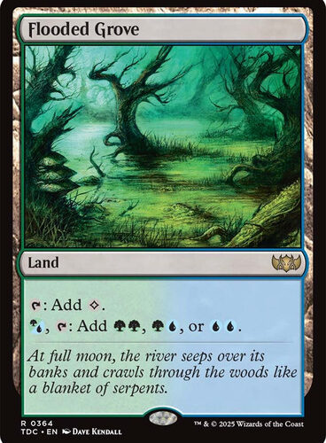 Flooded Grove Tarkir: Dragonstorm Commander