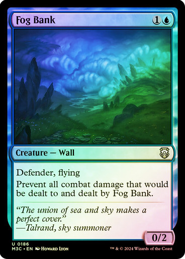Fog Bank Modern Horizons 3 Commander Ripple Foil