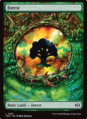 Forest (#291) (Full Art) Tarkir: Dragonstorm