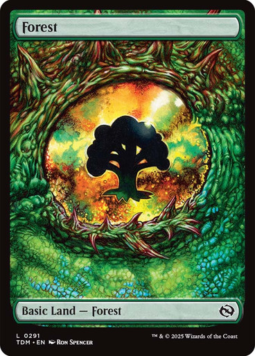 Forest (#291) (Full Art) Tarkir: Dragonstorm