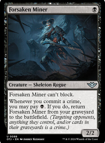 Forsaken Miner Outlaws of Thunder Junction