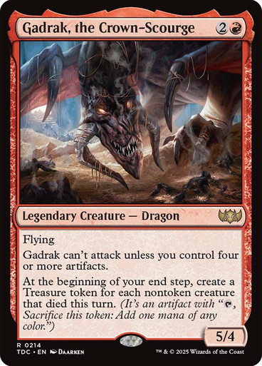 Gadrak, the Crown-Scourge Tarkir: Dragonstorm Commander