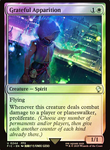 Grateful Apparition FINAL FANTASY Commander Surge Foil